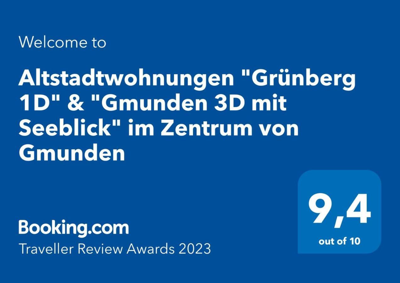 Altstadtwohnungen "Grunberg 1D" & "Gmunden 3D Mit Seeblick" Im Zentrum Von Gmunden Zewnętrze zdjęcie